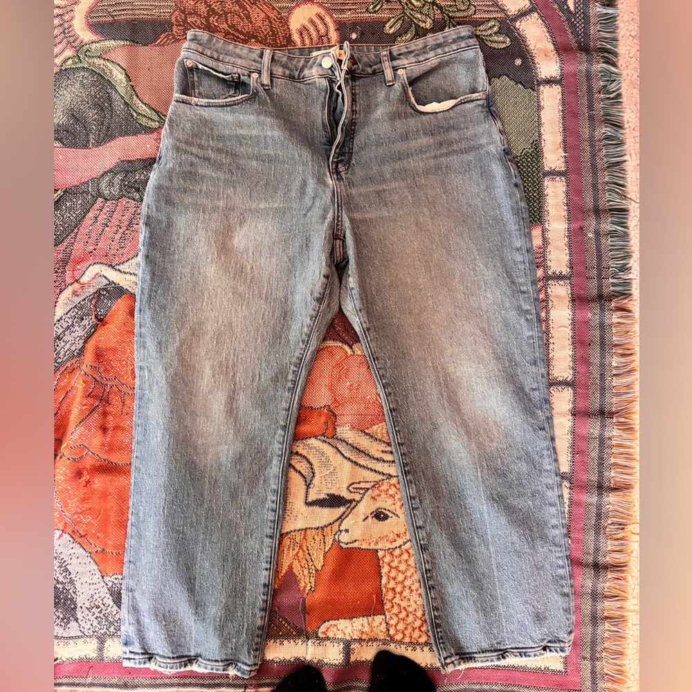 Madewell Women's Straight Leg Jeans in Light Blue